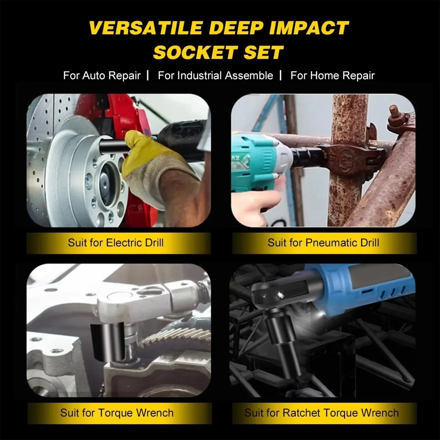 Ultimate Metric Impact Socket Set