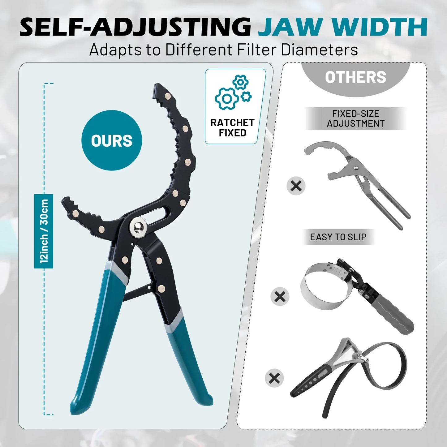 Quick Grip Oil Filter Pliers