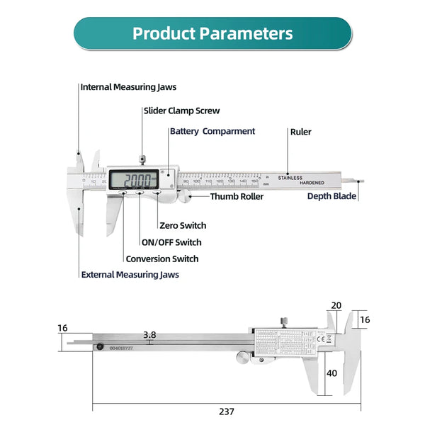Precision Measuring Caliper